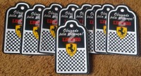 Tag de Agradecimento Preto Ferrari